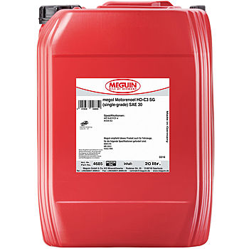 Минеральное моторное масло Megol Motorenoel HD-C3 SG 30 - 20 л