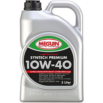 НС-синтетическое моторное масло Megol Motorenoel Syntech Premium 10W-40 - 5 л